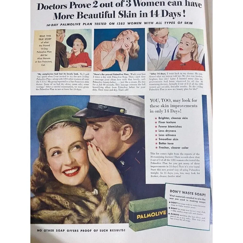 LIFE Magazine January 17 1944 Charles Beard The Republic WWII Vintage Ads